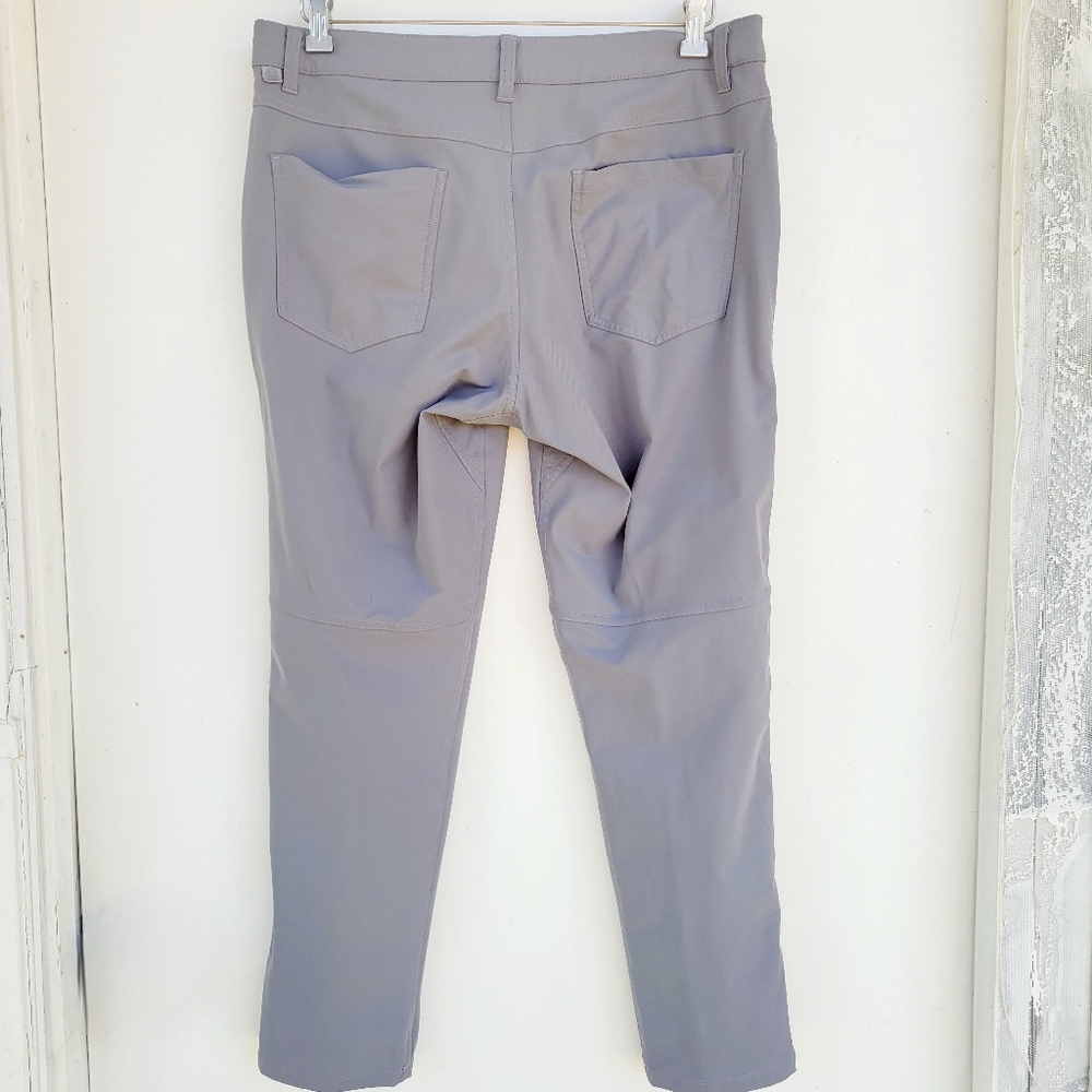 Lululemon ABC Pant Slim 30" Warpstreme Asphalt Grey Size 33 - Picture 3 of 16